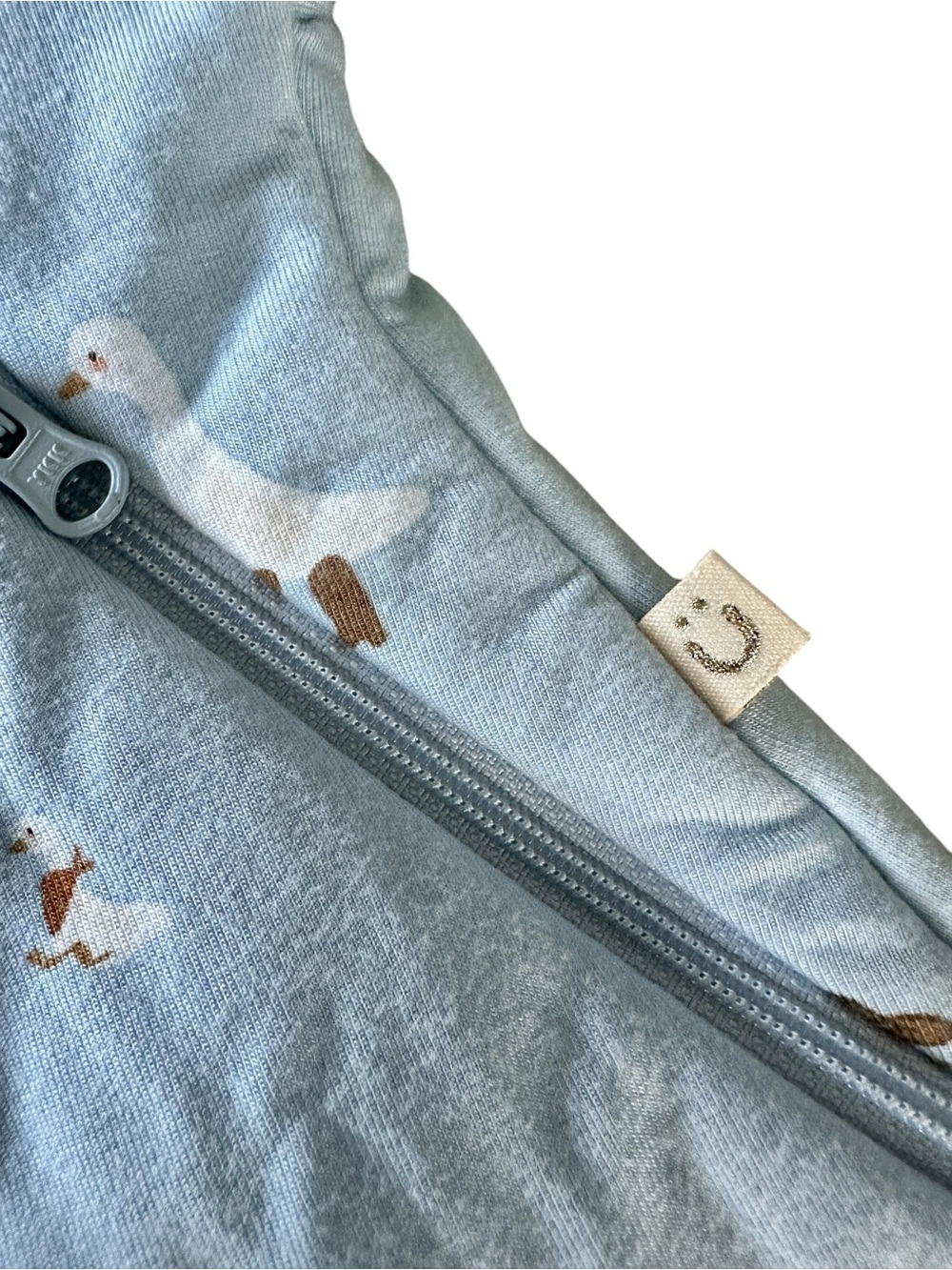 Gunamuna Long Sleeve Transitional Swaddle Sack, Cowboy Goose, 3-6 Months, Tog 1 - Picture 8 of 11